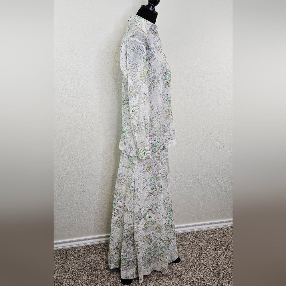 Koret California VINTAGE 70'S Cottage 3 Pc Skirt Set 10/12 - Picture 3 of 14